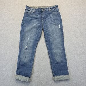 Harley-Davidson Distressed Blue Boyfriend Jeans